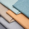 Factory wholesale stock of cushions, plain fine linen sofa fabric, full polyester woven bags, pockets and imitation linen Specification image